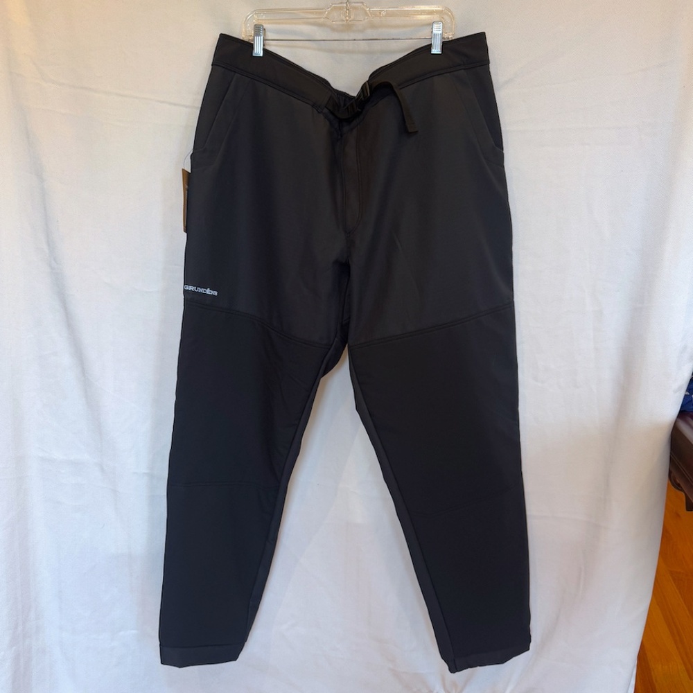 Grundens Black Bulkhead Tech fleece Fishing pants